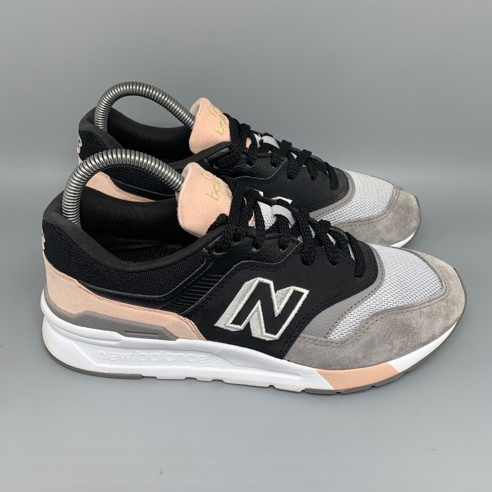 New Balance 997H Black Grey Pink Running Shoes CW997HAL Women's‎ Sz 7